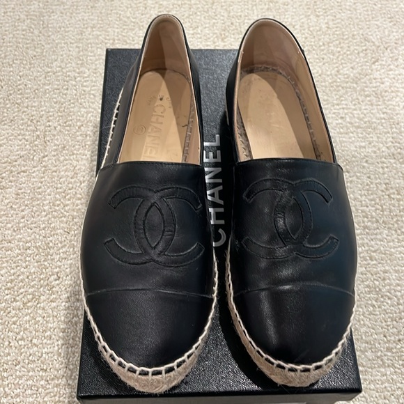 Chanel Lambskin Espadrilles - Picture 3 of 6